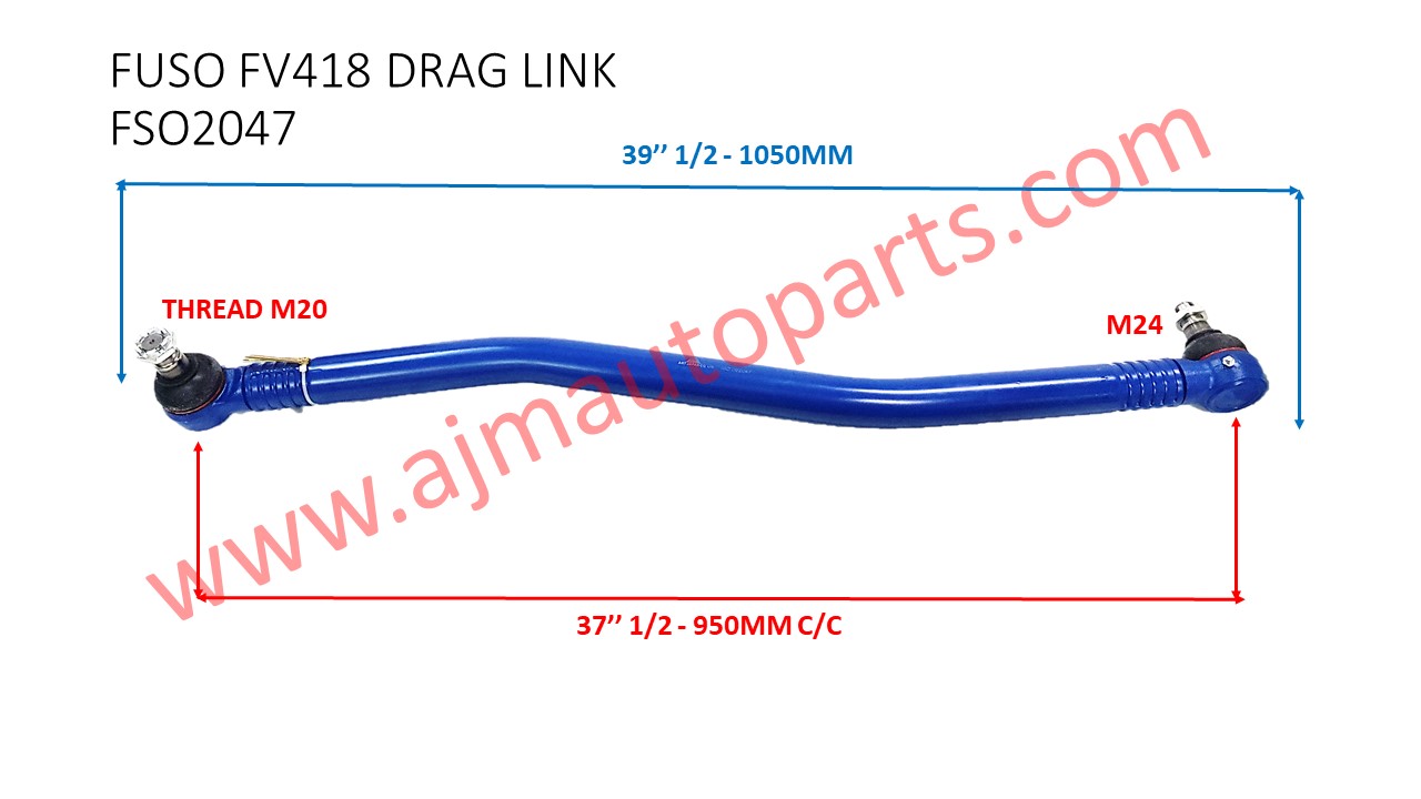 FUSO FV418 STEERING DRAG LINK (39''1/2-1050MM)- MC092047 / MC405413