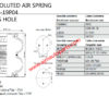 CONVOLUTED AIR SPRING-FD200-19P04 W01M587894cross list