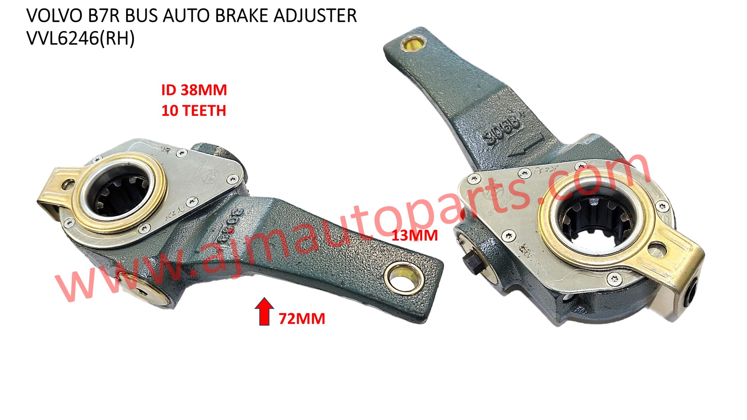 VOLVO B7R BUS AUTO SLACK BRAKE ADJUSTER (RH)(10TEETH) - 3136246 / 79641