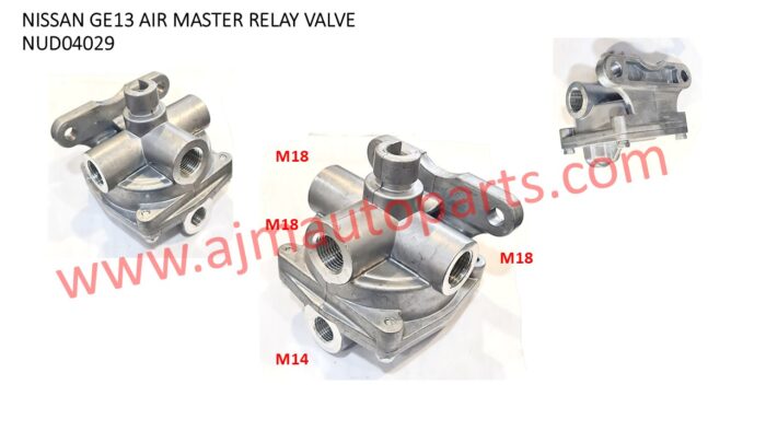 NISSAN UD CD48 GE13 AIR MASTER RELAY VALVE - 243-04029 / 243-04529 / 236-05403 / 45184-00Z16