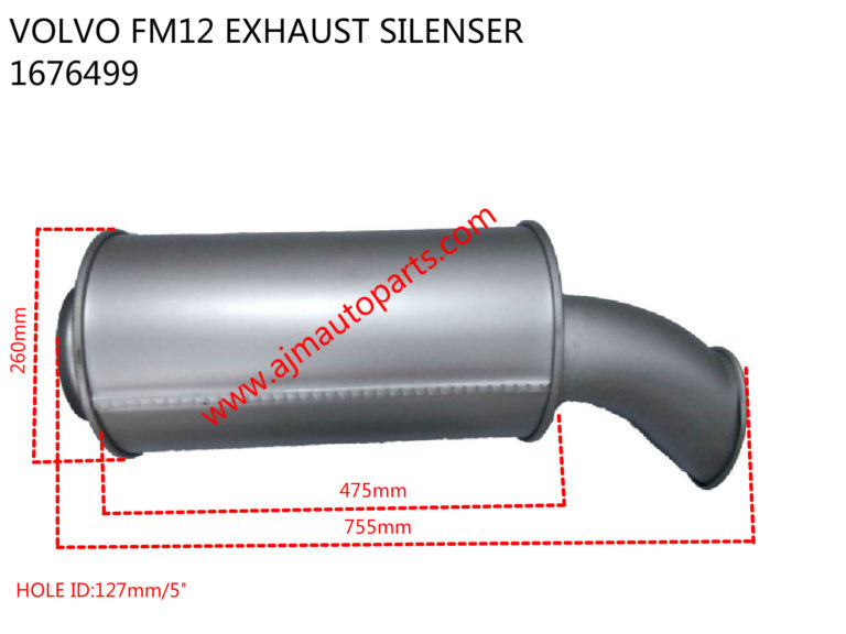 VOLVO FM12 EXH SILENCER-1676499