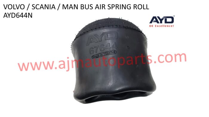 VOLVO MAN BUS AIR SPRING BELLOW ROLL - 644N / W010950118 / 1R1A390295 / W01-358-5139 / 8017 / 1E21 / D11S01 / 1S28524 / V1E21(-2) / RL9755 / 556-03-8017