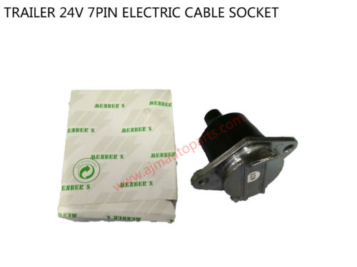 TRAILER 24V 7PIN ELECTRIC CABLE SOCKET