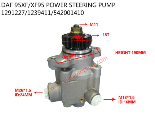 DAF 95XF-XF95 POWER STEERING PUMP-1291227-1239411-542001410