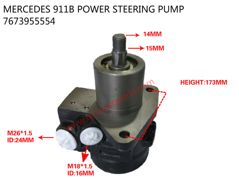 MERCEDES 911B POWER STEERING PUMP-7673955554