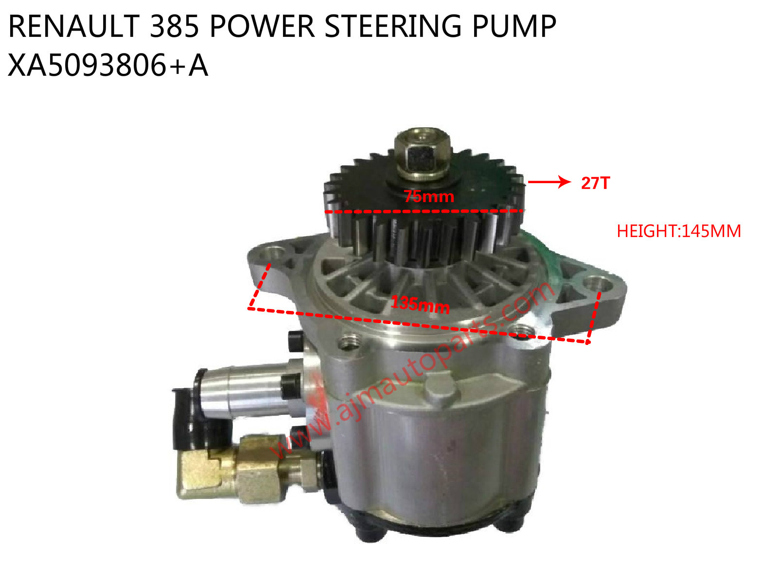 RENAULT 385 POWER STEERING PUMP-XA5093806+A | AJM AUTO MALAYSIA