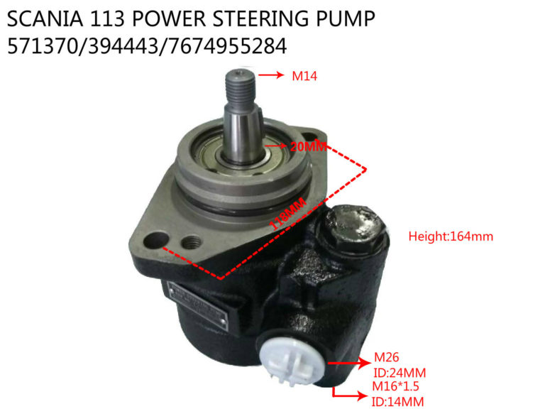 SCANIA 113 POWER STEERING PUMP-7674955284