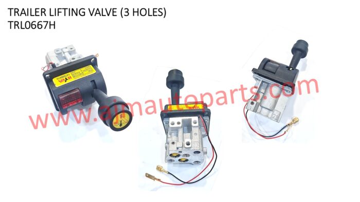 HYVA HOWO CAMC TRAILER LIFTING HAND VALVE - 14750667H (3 HOLES)