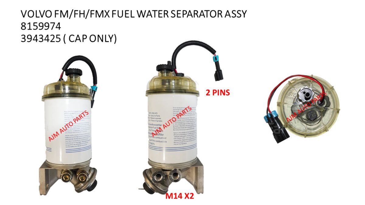 VOLVO FM12 FUEL FILTER & WATER SEPARATOR SET 8159974 AJM AUTO MALAYSIA