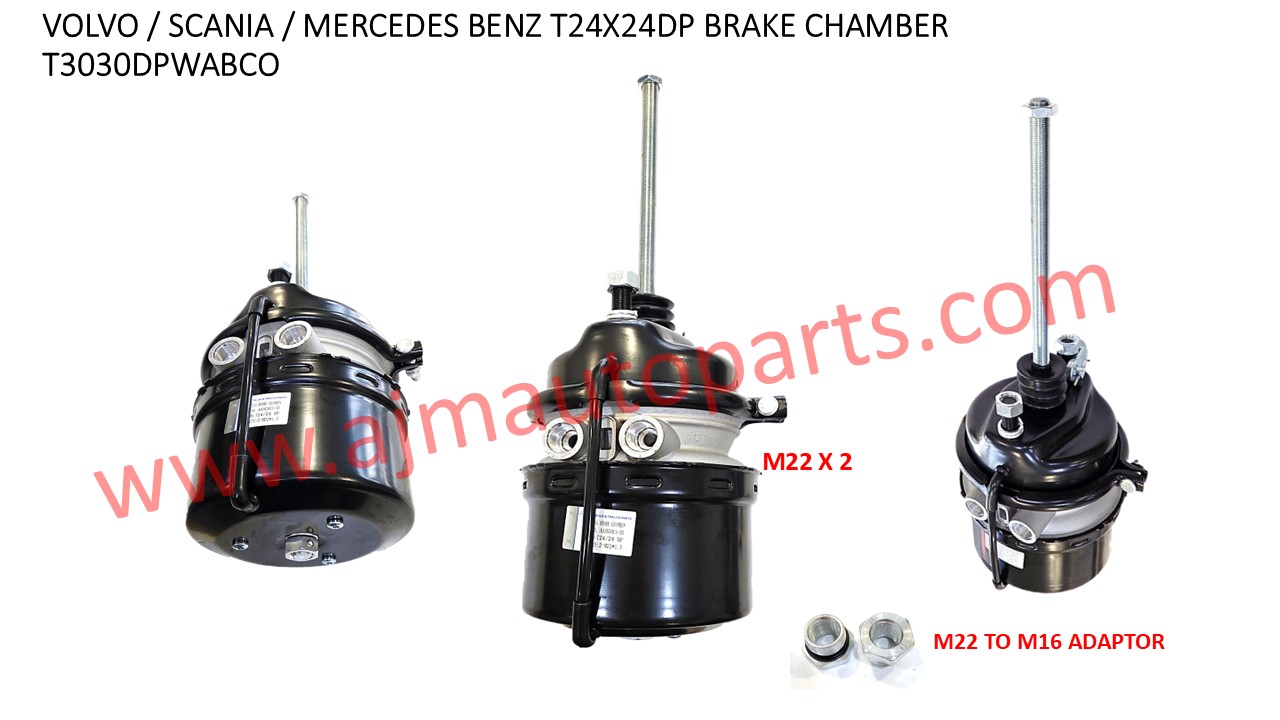 VOLVO SCANIA MAN MERCEDES BENZ TRUCK SPRING BRAKE CHAMBER (WABCO TYPE) - T30/30 DP / T3030DP / T30X30DP / T30*30DP