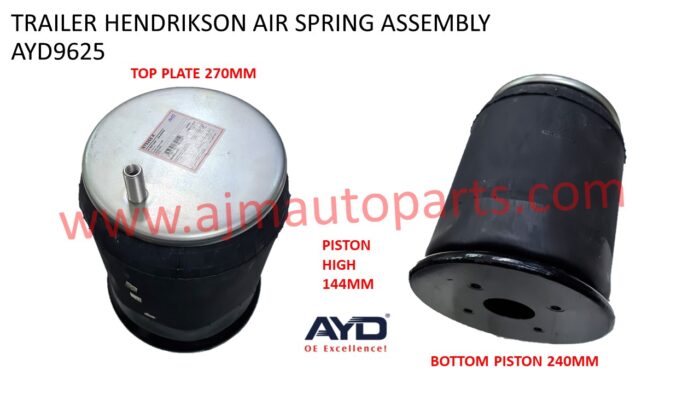 TRAILER AIR SPRING ASSEMBLY - H9265 / W013589265 / 789265-C / 85101155 / S-20413 / C-20413 / 1T15MM-9 / 1R12-375 / 566243066 / 9 10-19 P 435 / 566-24-3-066