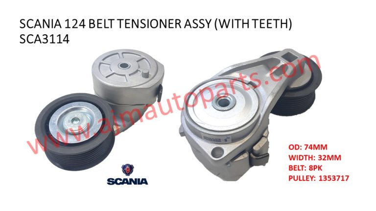 SCANIA P,G,R,T SERIES BELT TENSIONER ASSEMBLY - 1503114 (WITH TEETH)