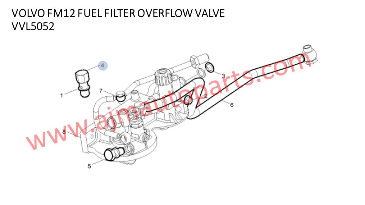 VOLVO FM12 OVERFLOW VALVE 20715052 / 21022032 / 21458307 AJM AUTO MALAYSIA