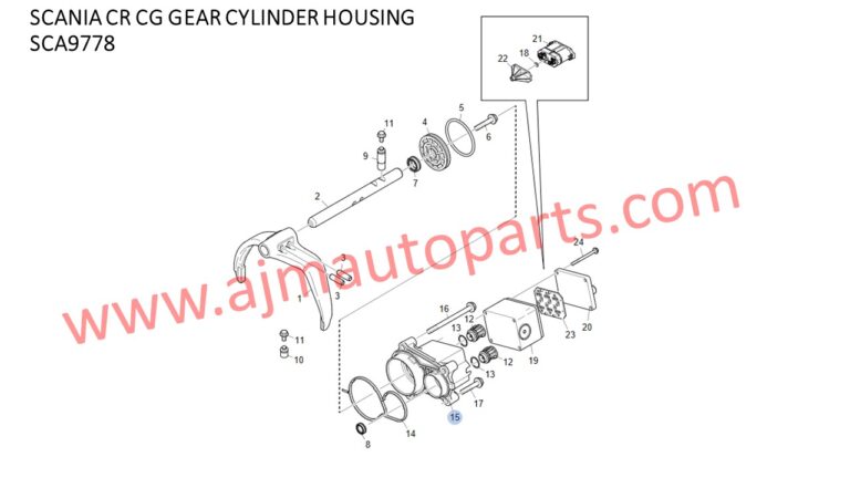 SCANIA P,G,R,T PLANETARY GEAR CYLINDER - 1769778 / 2000099 / 2090529 / 2181643 - Image 3