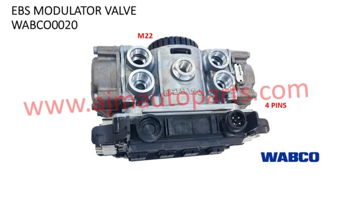 HINO NISSAN UD TRAILER EBS AXLE MODULATOR VALVE - 2 CHANNEL - 4801040020 / 1607919 / 1607919