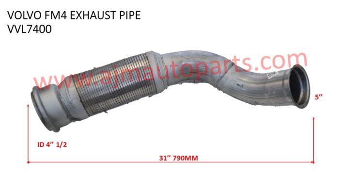 VOLVO FMX FM4 EXHUAST PIPE - 22327400 / 23114935 / 22919602 / 22101241