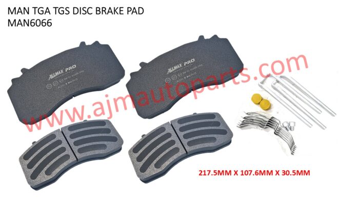 MAN TGA TGX BUS DISC BRAKE PAD - WVA29279 / 81.50820.6066 / 81.50820.6065 / 81.50820.5112 / 81.50820.5108