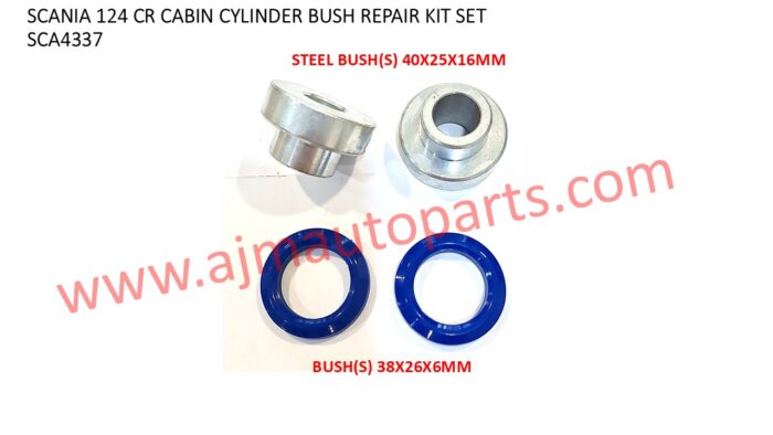 SCANIA 124 R420 P380 CABIN TILT CYLINDER BUSH REPAIR KIT - 1524337