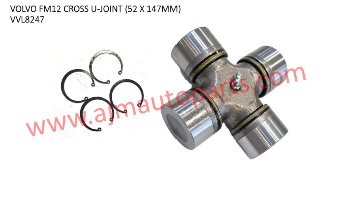 VOLVO FM12 / MAN TGA TGX CROSS U-JOINT (52MM X 147MM) - 1068247 / 1651164 / 20876290 / 81.39126.6020 / 81.39370.6621