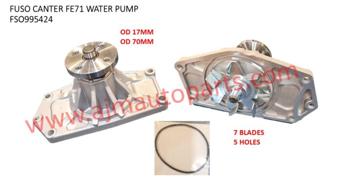 FUSO CANTER FE71 WATER PUMP - ME995424 / ME996868 / ME215082