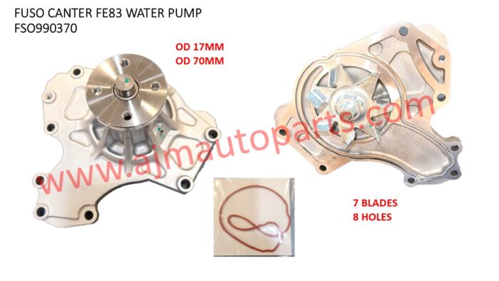 FUSO CANTER FE83 FE85 4D34T WATER PUMP - ME990370