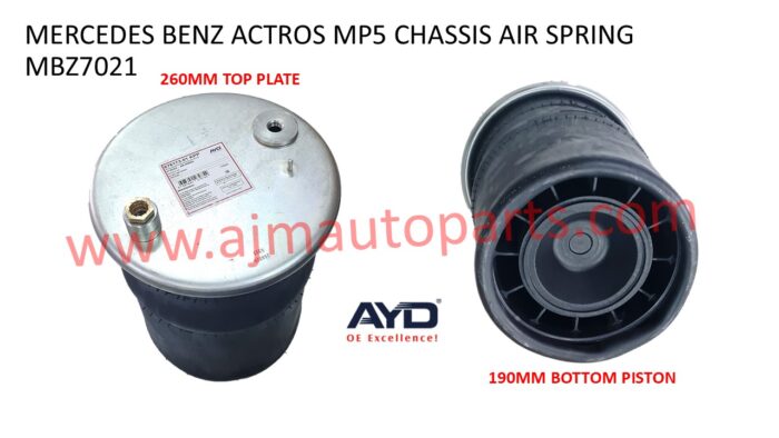 MERCEDEZ BENZ ACTROS MP4 MP5 CHASSIS AIR SPRING BELLOW - 6173NP41 / 961 320 4221 / 961 320 4321 / 961 320 4621 / 961 320 7021 / 786173-2CPL/961 320 5521