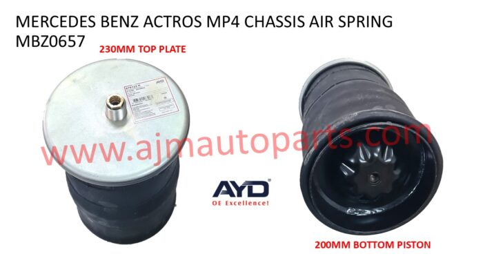 MERCEDEZ BENZ ACTROS MP4 MP5 CHASSIS AIR SPRING BELLOW - 960 320 0657 / 960 320 7157 / 961 320 2121