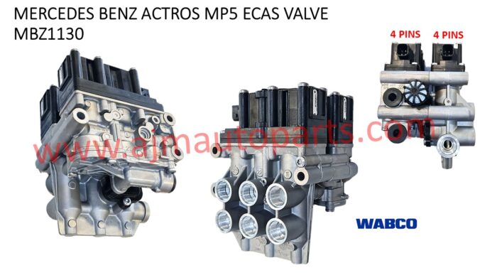 MERCEDES BENZ ACTROS MP4 MP5 ECAS SOLENIOD VALVE - A0013270825 / A0013271225 / 4728901130