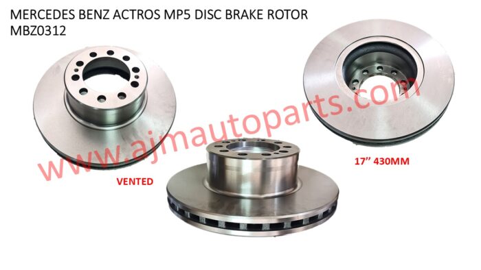 MERCEDES BENZ MP4 MP5 BRAKE DISC ROTOR - 960 421 0312 / 960 421 0412 / 960 421 0512 / 960 421 0712