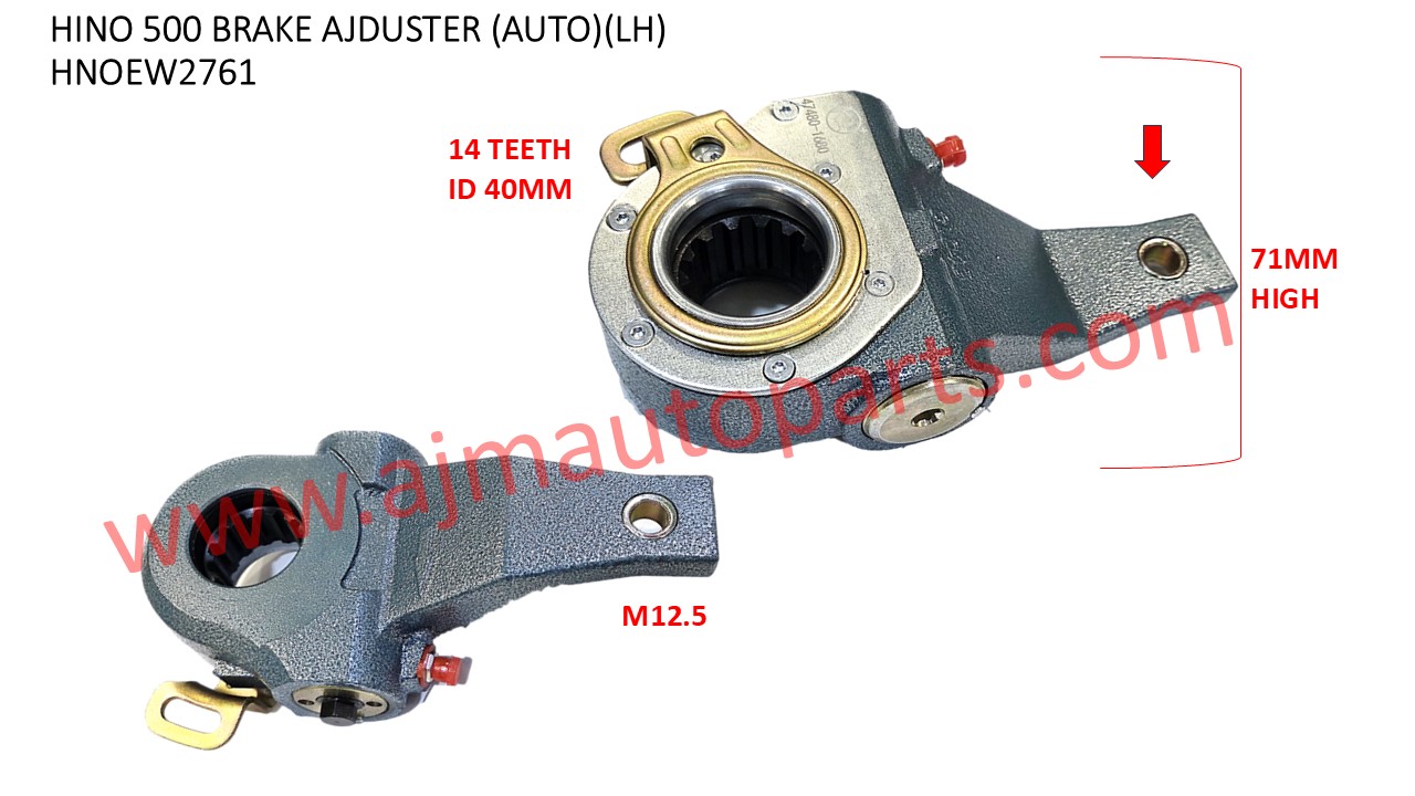 HINO VALIDUS 500 JO8E AUTOMATIC SLACK BRAKE ADJUSTER (14TEETH)(LH