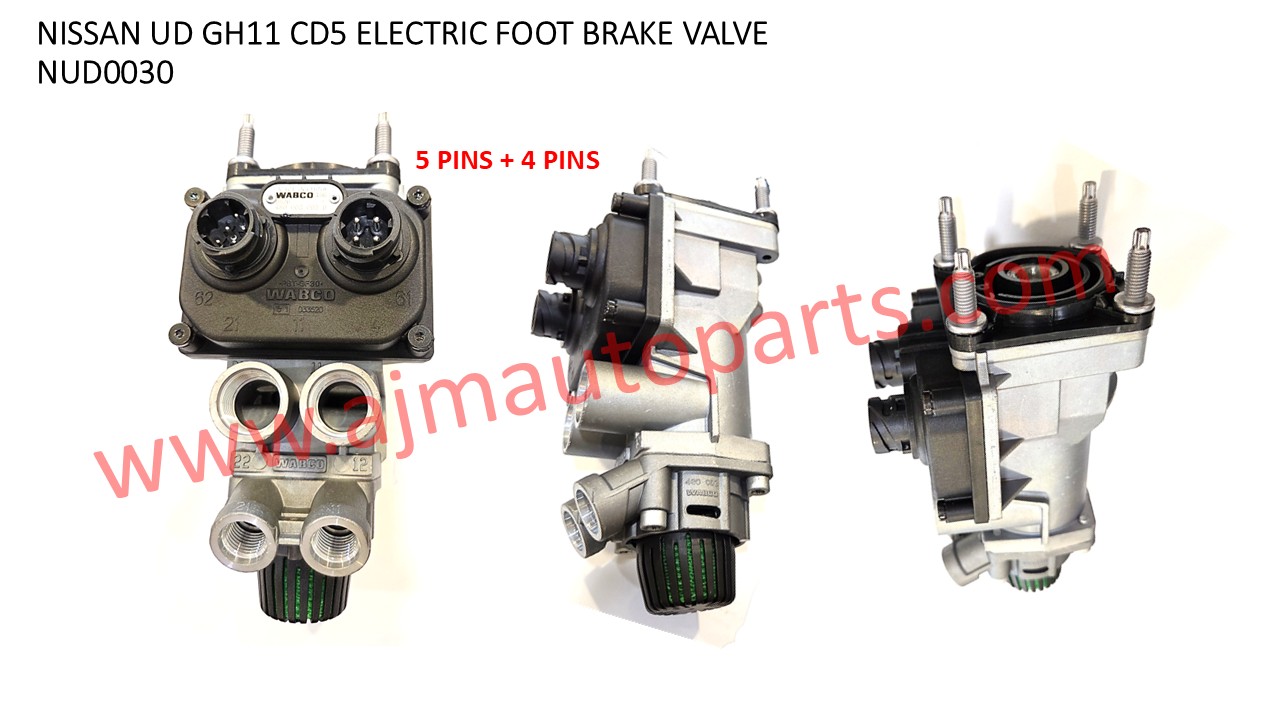 NISSAN UD QUON CD5 GH11 ELECTRIC FOOT BRAKE VALVE (5PINS +4PINS) -4803030030