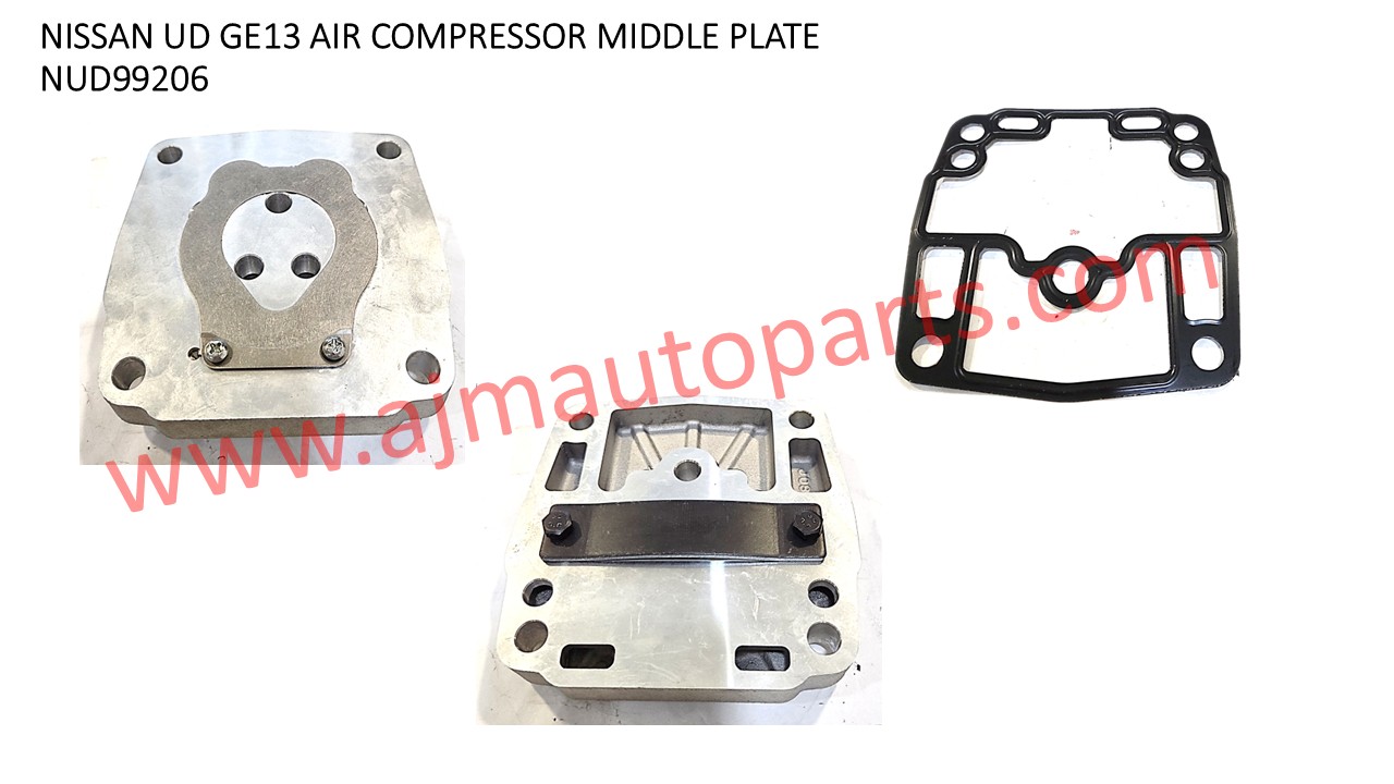 NISSAN UD GE13 CD48 SINGLE AIR COMPRESSOR MIDDLE CENTRE PLATE -14540-99206