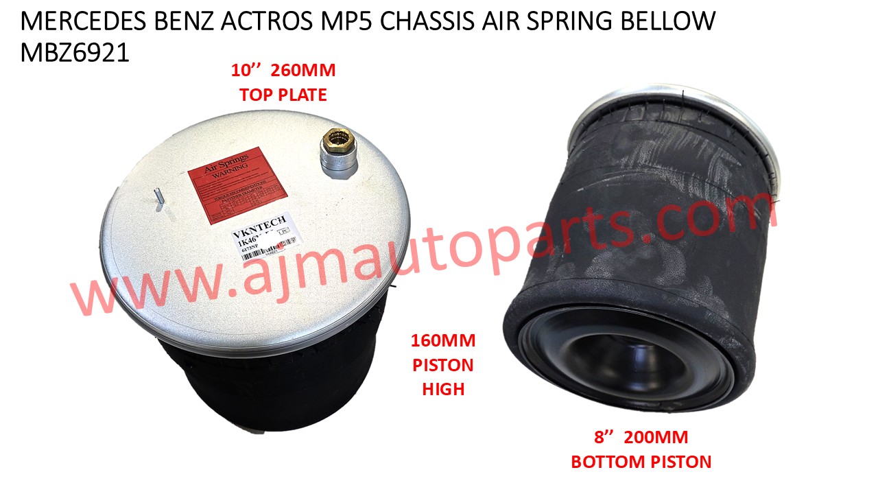 MERCEDES BENZ ACTROS MP5 AIR SPRING BELLOW – 6173NP42 / 6173NP40 / 9613204221 / 9613204621 / 9613206921 /9613205521